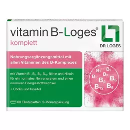 VITAMIN B-LOGES apvalkotās tabletes, 60 gab