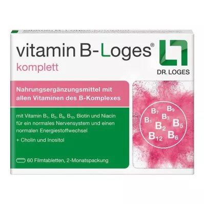 VITAMIN B-LOGES apvalkotās tabletes, 60 gab