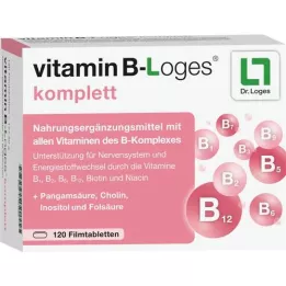 VITAMIN B-LOGES apvalkotās tabletes, 120 gab