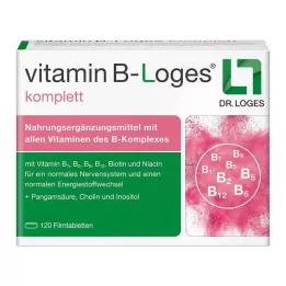 VITAMIN B-LOGES apvalkotās tabletes, 120 gab