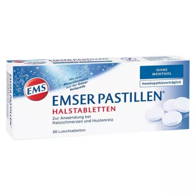 EMSER Pastilas bez mentola, 30 gab EMSER Pastilas bez mentola, 30 gab