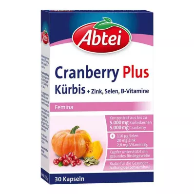 ABTEI Pumpkin Plus dzērveņu kapsulas, 30 kapsulas
