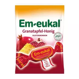 EM-EUKAL Granātābolu medus konfektes ar cukuru, 75 g