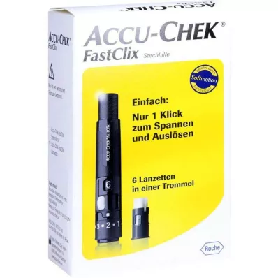 ACCU-CHEK FastClix lansēšanas ierīce, II modelis, 1 gab ACCU-CHEK FastClix lansēšanas ierīce, II modelis, 1 gab