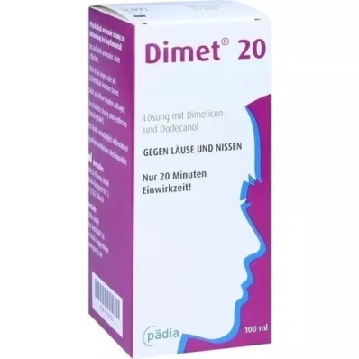 DIMET 20 šķīdums, 100 ml