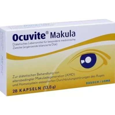 OCUVITE Makulas kapsulas, 28 gab