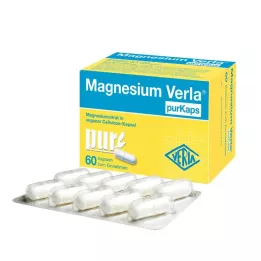 MAGNESIUM VERLA purKaps vegāniskās orālās kapsulas, 60 kapsulas