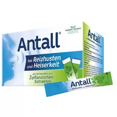 ANTALL sausa klepus un aizsmakuma gadījumā Šķidrās nūjiņas, 20X5 g ANTALL sausa klepus un aizsmakuma gadījumā Šķidrās nūjiņas, 20X5 g