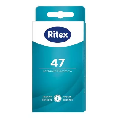 RITEX 47 prezervatīvi, 8 gab RITEX 47 prezervatīvi, 8 gab