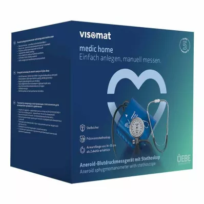 Visomat medic mājas XXL 43 - 55cm Steth.asinsspiediena mērītājs, 1 gab Visomat medic mājas XXL 43 - 55cm Steth.asinsspiediena mērītājs, 1 gab
