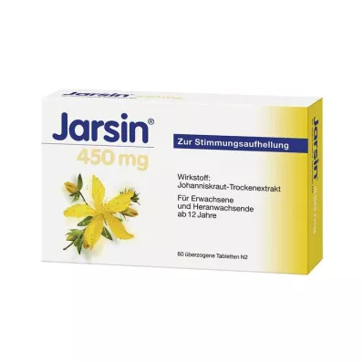 JARSIN 450 mg apvalkotās tabletes, 60 gab JARSIN 450 mg apvalkotās tabletes, 60 gab