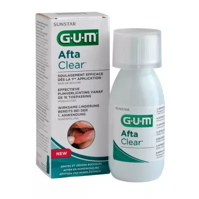 GUM Afta Caurspīdīgs mutes skalojamais līdzeklis, 120 ml GUM Afta Caurspīdīgs mutes skalojamais līdzeklis, 120 ml