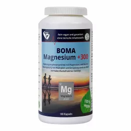 MAGNESIUM+300 kapsulu, 180 gab