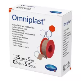 OMNIPLAST Fiksācijas apmetums 1,25 cmx5 m, 1 gab