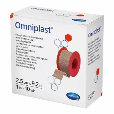Omniplast fiksējošais apmetums tekstila svars 2,5 cmx9,2 m, 1 gab