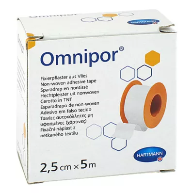 OMNIPOR Stiprinājuma ģipša vate 2,5 cmx5 m, 1 gab