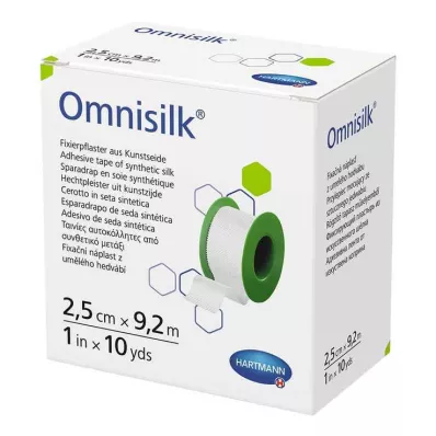 Omnisilk fiksējošais apmetums mākslīgais zīds 2,5 cmx9,2 m, 1 gab Omnisilk fiksējošais apmetums mākslīgais zīds 2,5 cmx9,2 m, 1 gab
