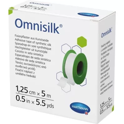 OMNISILK Stiprinājuma apmetums mākslīgais zīds 1,25 cmx5 m, 1 gab