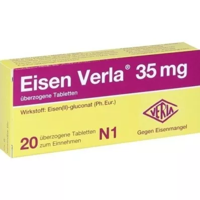 EISEN VERLA 35 mg apvalkotās tabletes, 20 gab