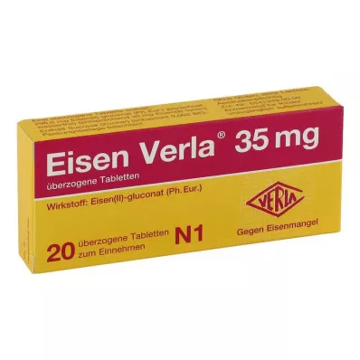 EISEN VERLA 35 mg apvalkotās tabletes, 20 gab EISEN VERLA 35 mg apvalkotās tabletes, 20 gab