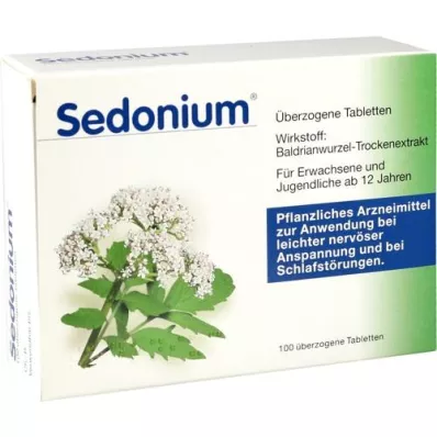 SEDONIUM apvalkotās tabletes, 100 gab