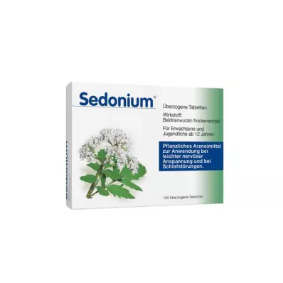 SEDONIUM apvalkotās tabletes, 100 gab SEDONIUM apvalkotās tabletes, 100 gab