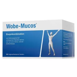 WOBE-MUCOS zarnu apvalkotās tabletes, 360 gab