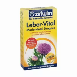 ZIRKULIN Liver Vital Milk Thistle apvalkotās tabletes, 60 kapsulas