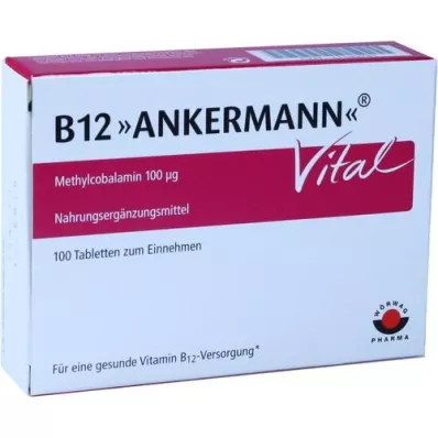 B12 ANKERMANN Vital tabletes, 100 kapsulas