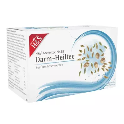H&amp;S zarnu dziedinošs tējas filtra maisiņš, 20X2,0 g