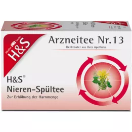H&S Nieru apūdeņošanas tējas filtrēšanas maisiņš, 20X2,0 g