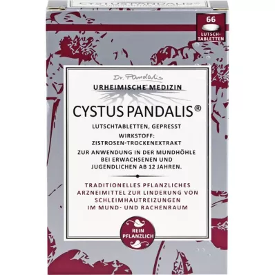 CYSTUS Pandalis pastilas, 66 gab