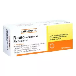 NEURO-RATIOPHARM Plēves apvalkotās tabletes, 50 gab