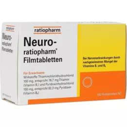 NEURO-RATIOPHARM Plēves apvalkotās tabletes, 100 gab