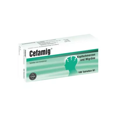 Cefamig tabletes, 100 gab Cefamig tabletes, 100 gab