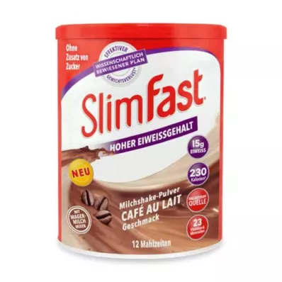 SLIM FAST Cafe au Lait pulveris, 438 g