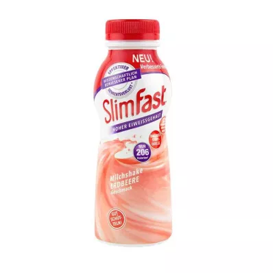 SLIM FAST Gatavs dzeršanai, zemeņu, 325 ml