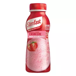 SLIM FAST Gatavs dzeršanai, zemeņu, 325 ml