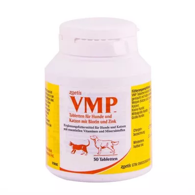 Vmp tabletes papildbarība suņiem/kaķiem, 50 gab Vmp tabletes papildbarība suņiem/kaķiem, 50 gab