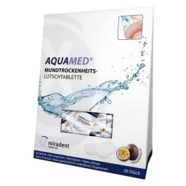 MIRADENT Aquamed pastilas sausai mutē, 60 g
