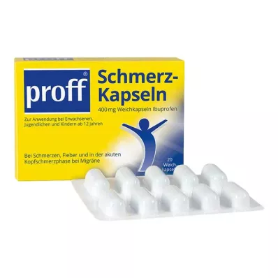 PROFF Sāpju kapsulas 400 mg, 20 gab