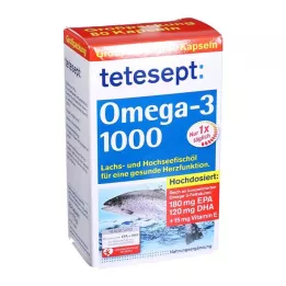 TETESEPT Omega-3 1000 kapsulas, 80 kapsulas
