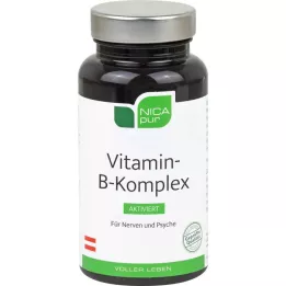 NICAPUR B vitamīnu kompleksa aktivētās kapsulas, 60 gab