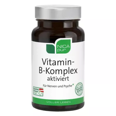 Nicapur Vitamin B kompleksa aktivētās kapsulas, 60 gab