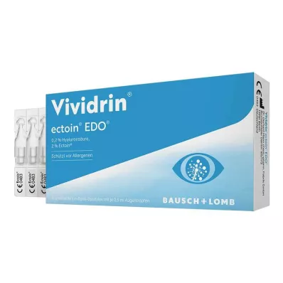 VIVIDRIN ektoīns EDO acu pilieni, 10X0,5 ml