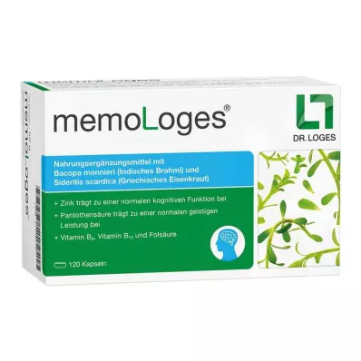 MemoLoges kapsulas, 120 vienības MemoLoges kapsulas, 120 vienības