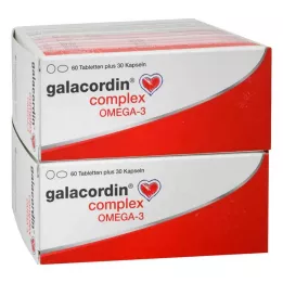 GALACORDIN komplekss Omega-3 tabletes, 120 kapsulas