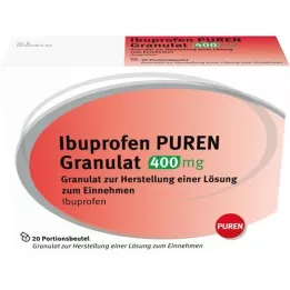 IBUPROFEN PUREN 400 mg granulas iekšķīgai lietošanai, 20 gab