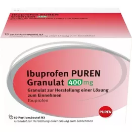 IBUPROFEN PUREN 400 mg granulas iekšķīgai lietošanai, 50 gab