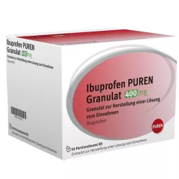 IBUPROFEN PUREN 400 mg granulas iekšķīgai lietošanai, 50 gab